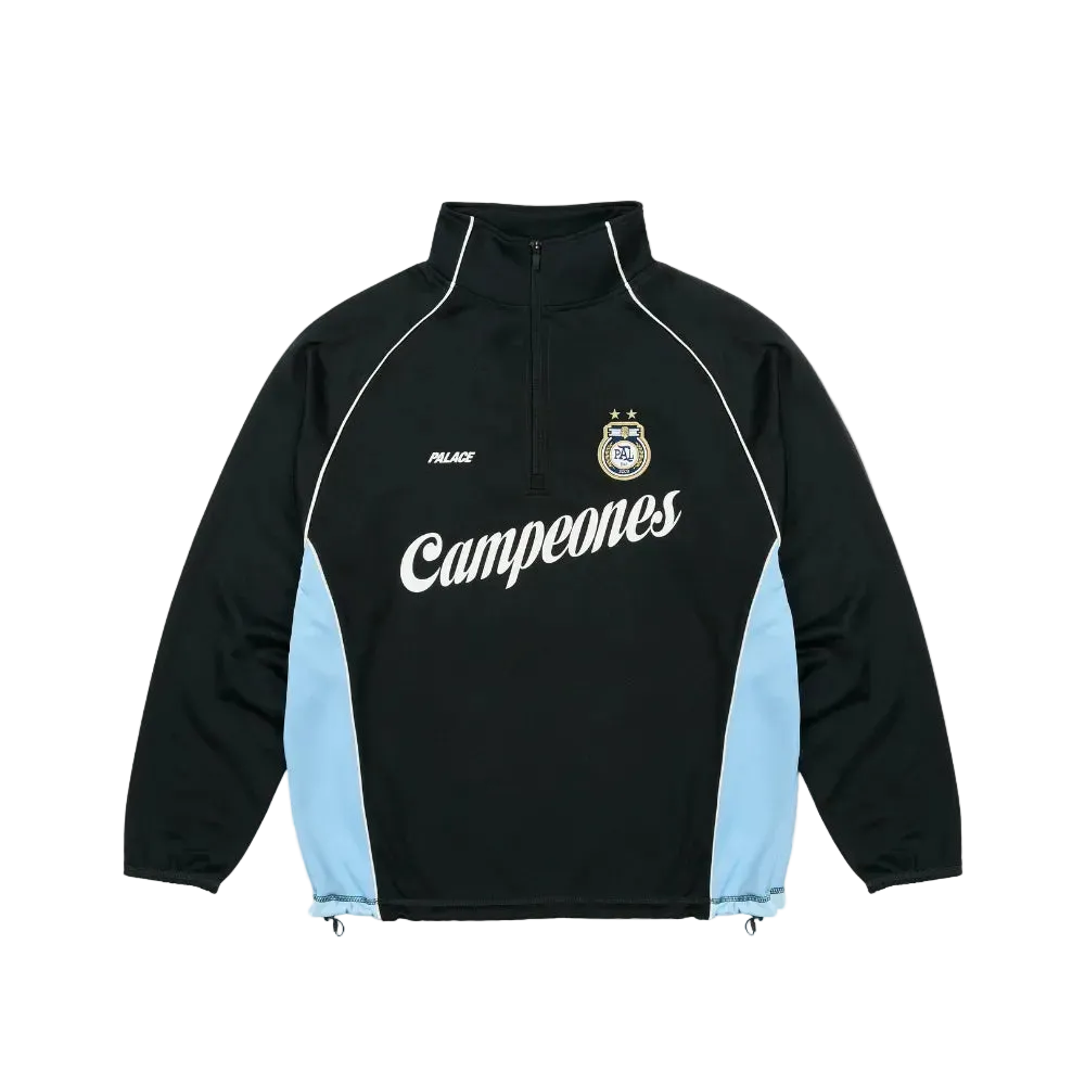 Jaqueta Palace Copa 1/4 Zip Techy Fleece Black
