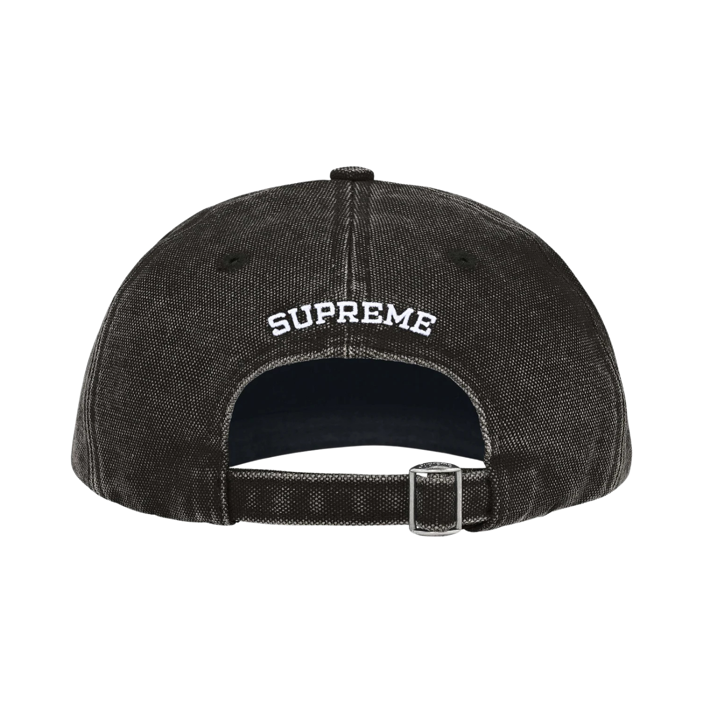 Boné Supreme Pigment Coated Canvas S Logo Preto