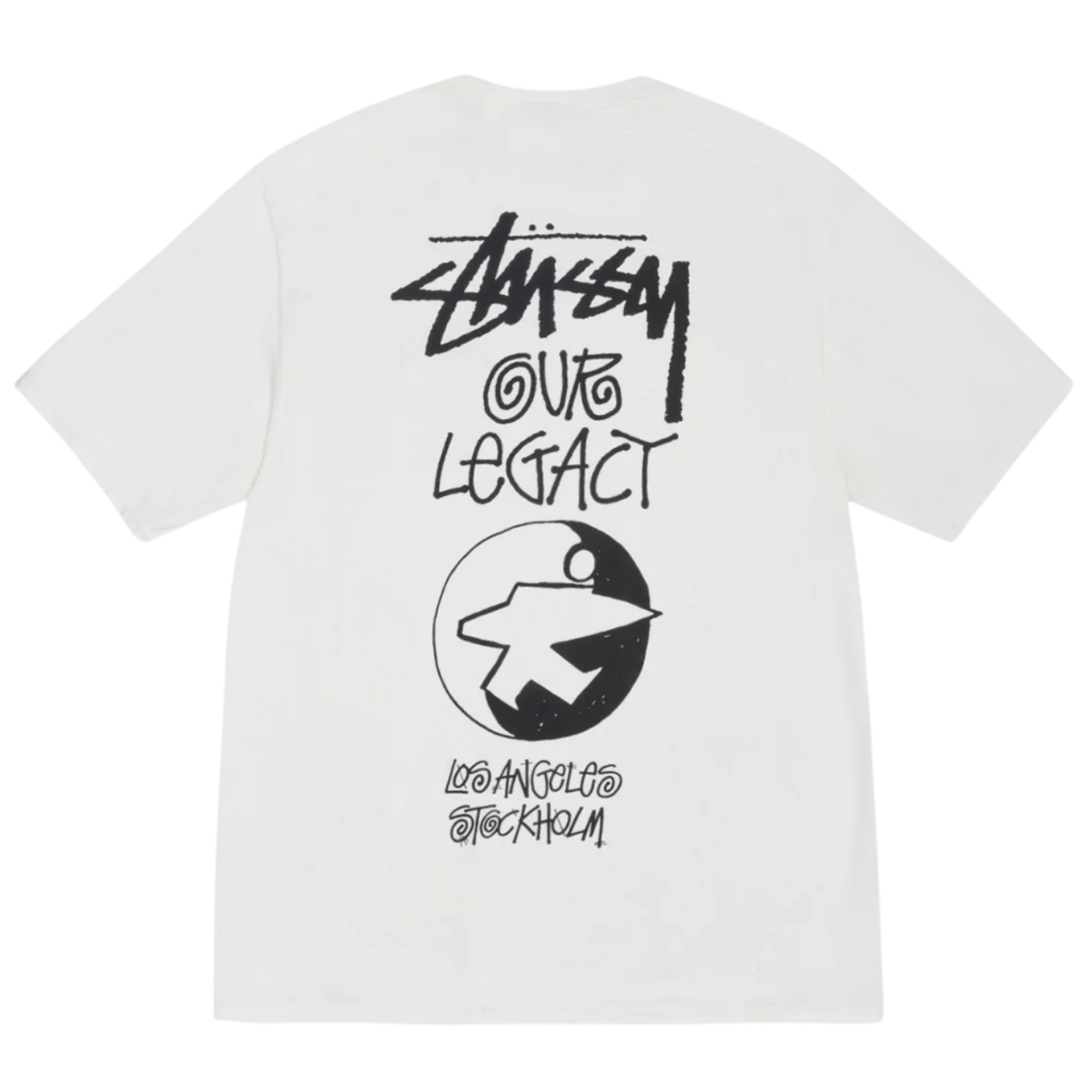 Camiseta Stussy x Our Legacy Surfman Pigment Dyed Natural