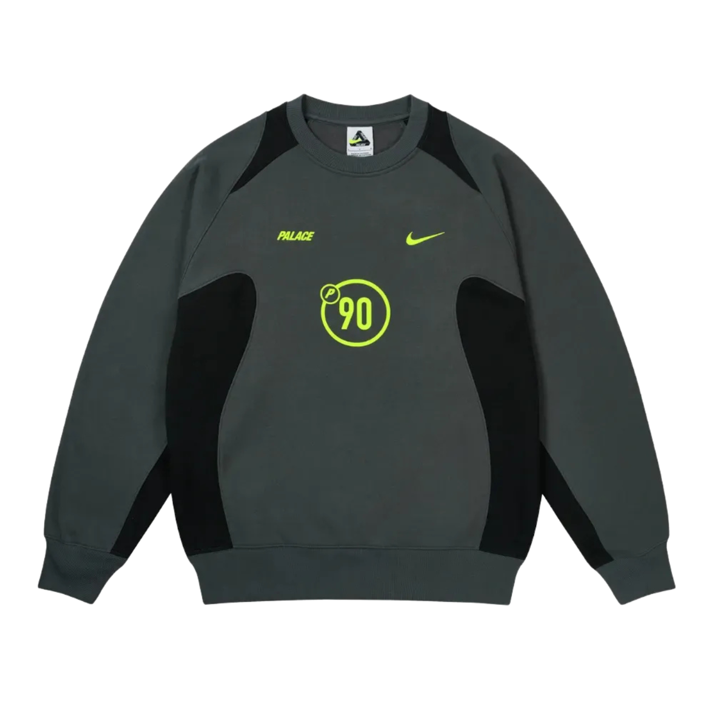 Crewneck Nike x Palace Total 90 Charcoal