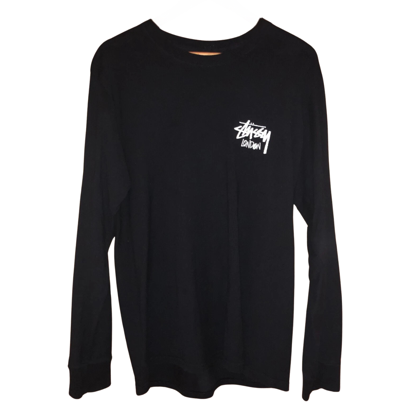 Camiseta Manga Longa Stussy Stock Londres Preta