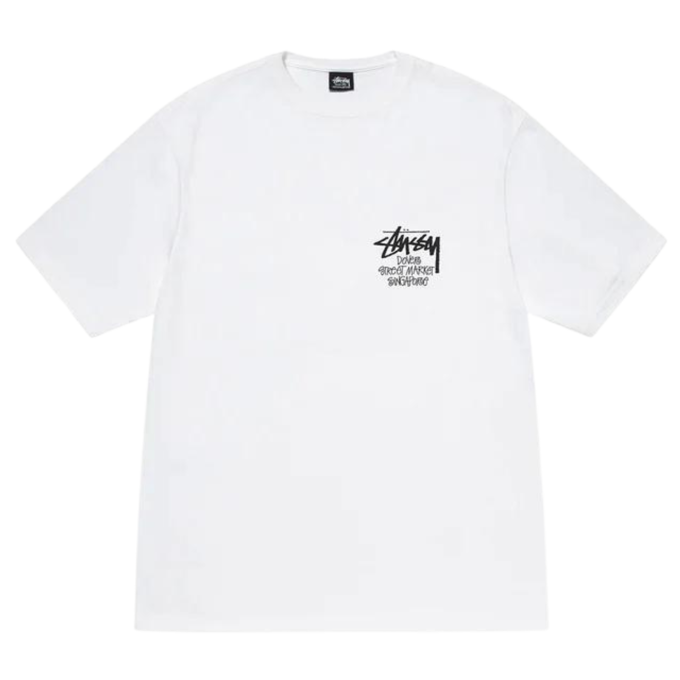 Camiseta Stussy Dover Singapore Branca