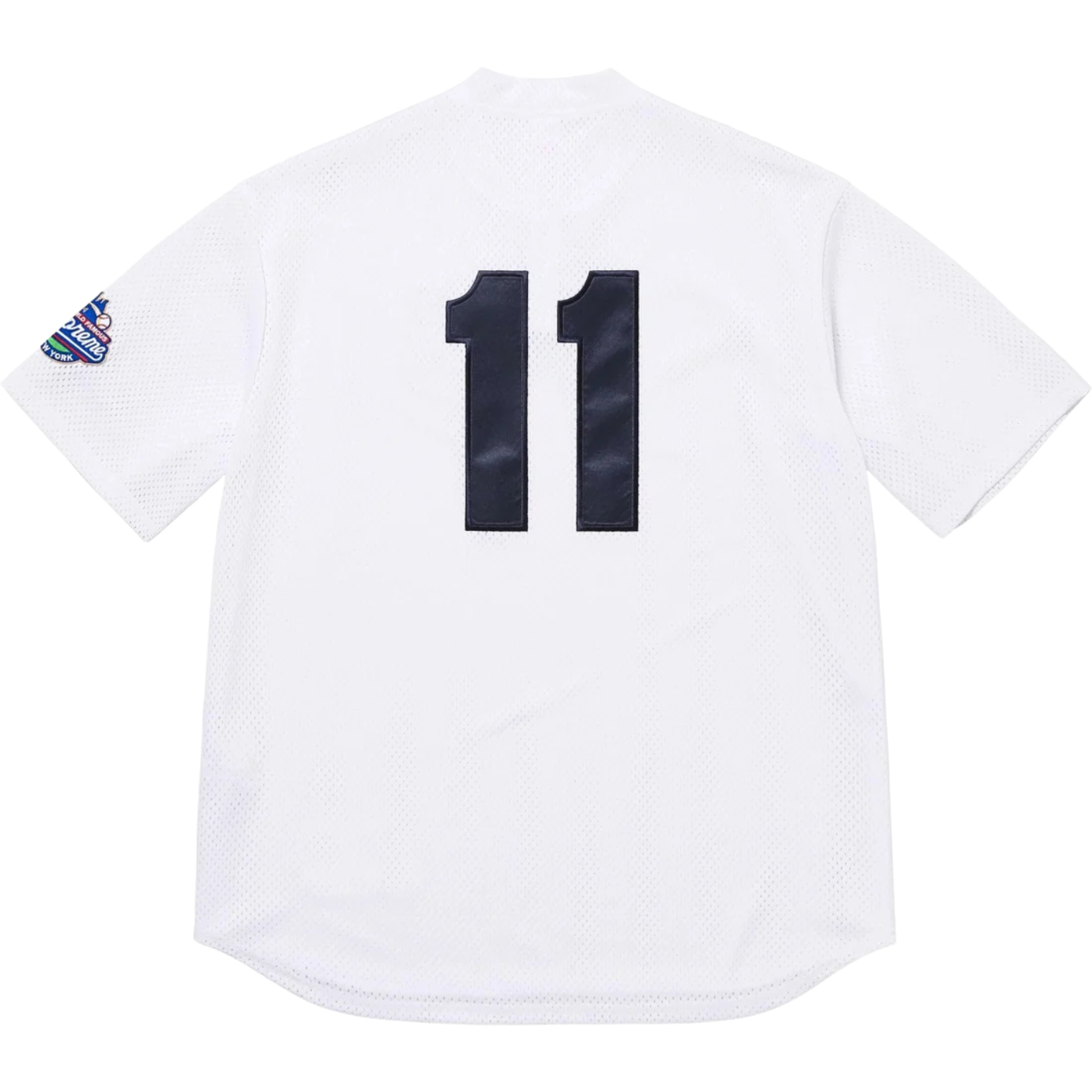 Jersey Supreme S Logo Baseball Henley Branco