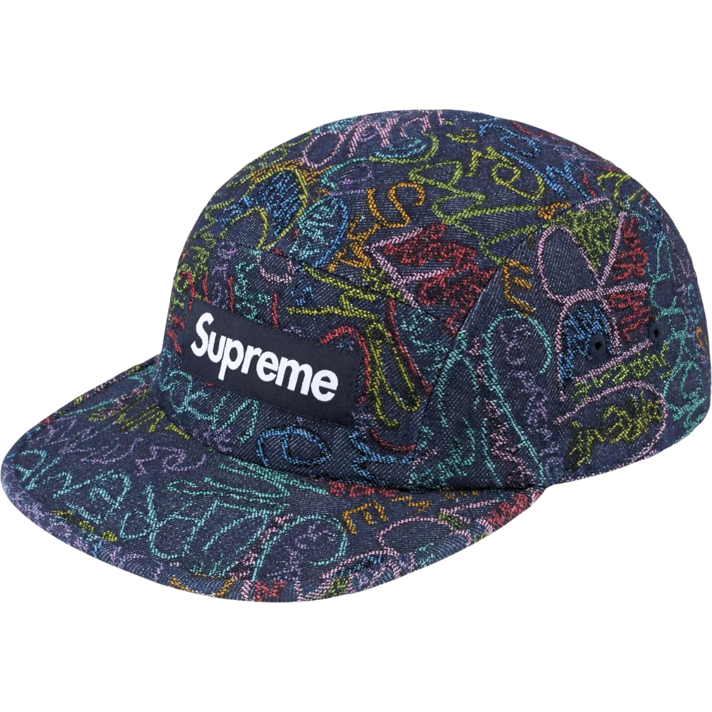 Boné Supreme Handwriting Indigo