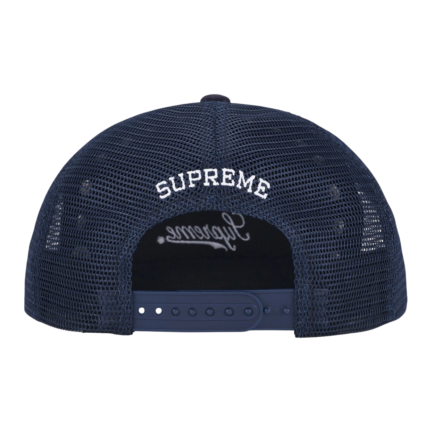 Boné Supreme x B.B Simon Studded Mesh Back 5-Panel Azul