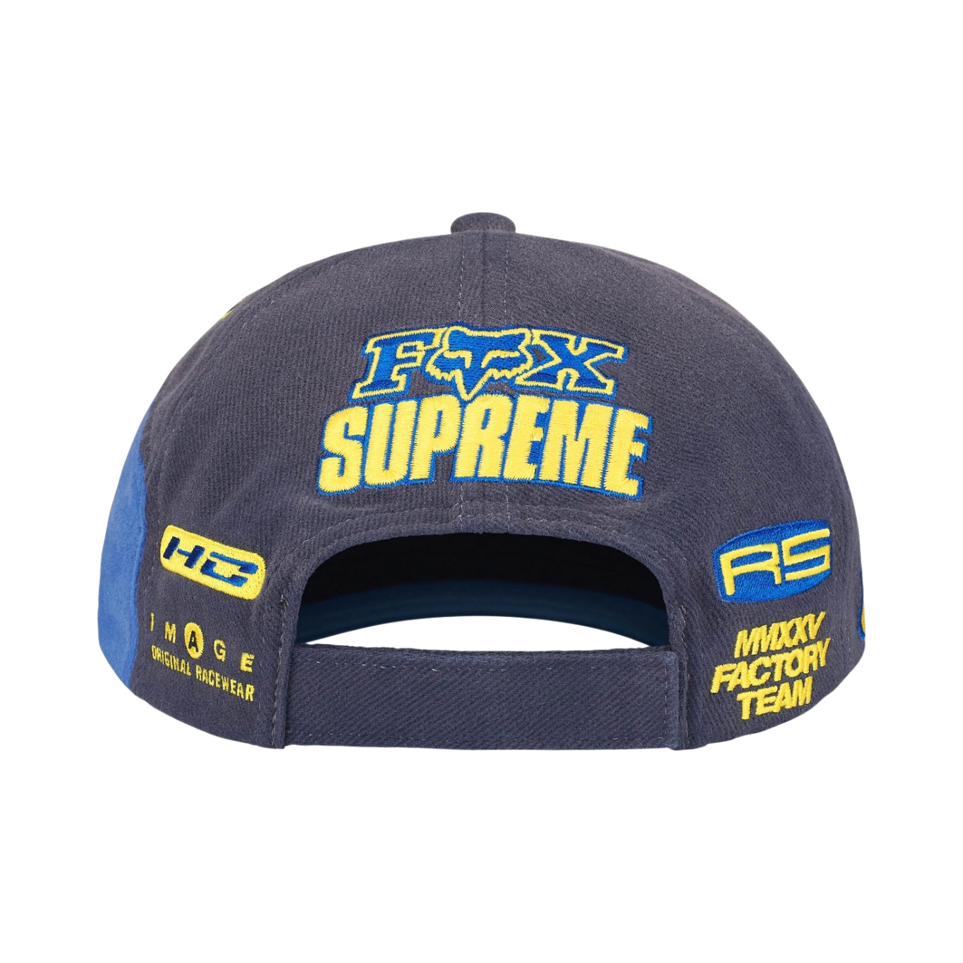 Boné Supreme x Fox Racing Azul