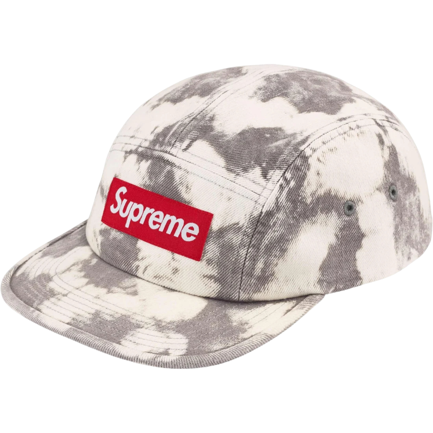 Boné Supreme Denim Camp Bleached