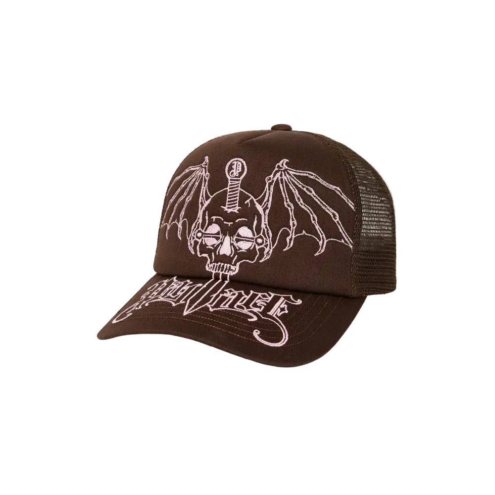 Boné Palace Evil Trucker Marrom