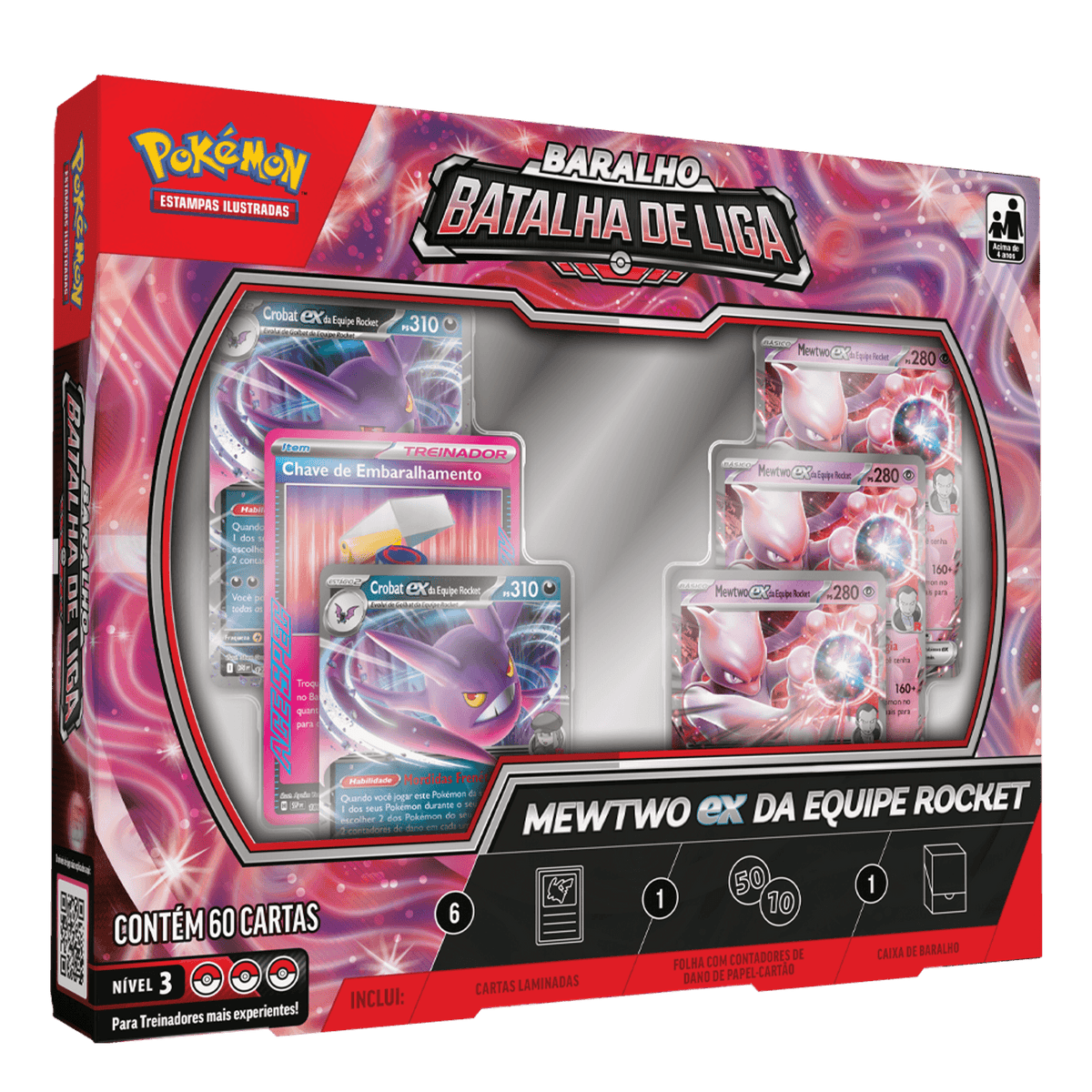 Deck Batalha De Liga Pokémon Mewtwo Ex