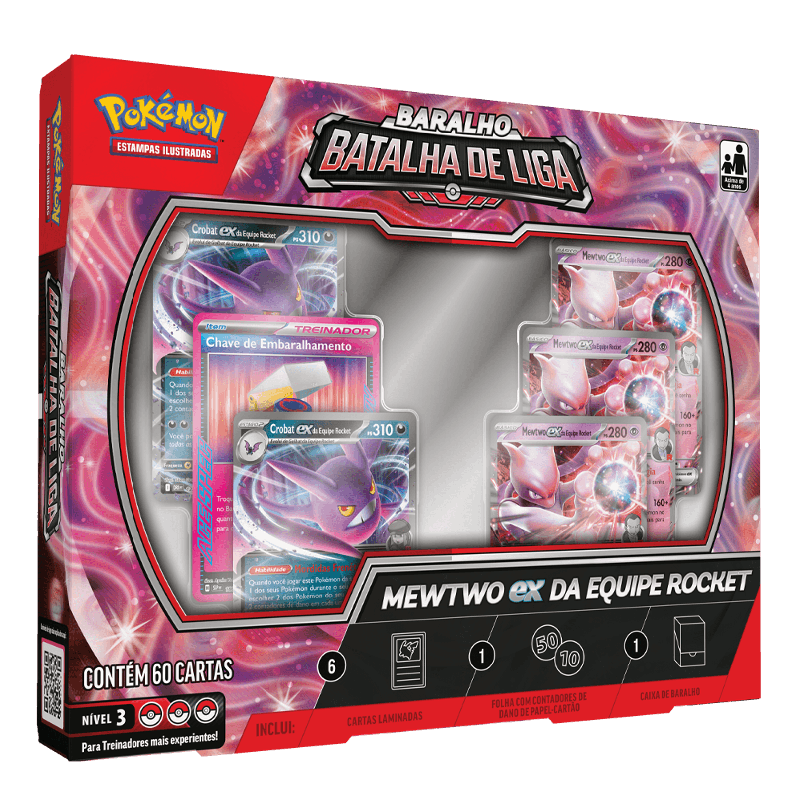 Deck Batalha De Liga Pokémon Mewtwo Ex