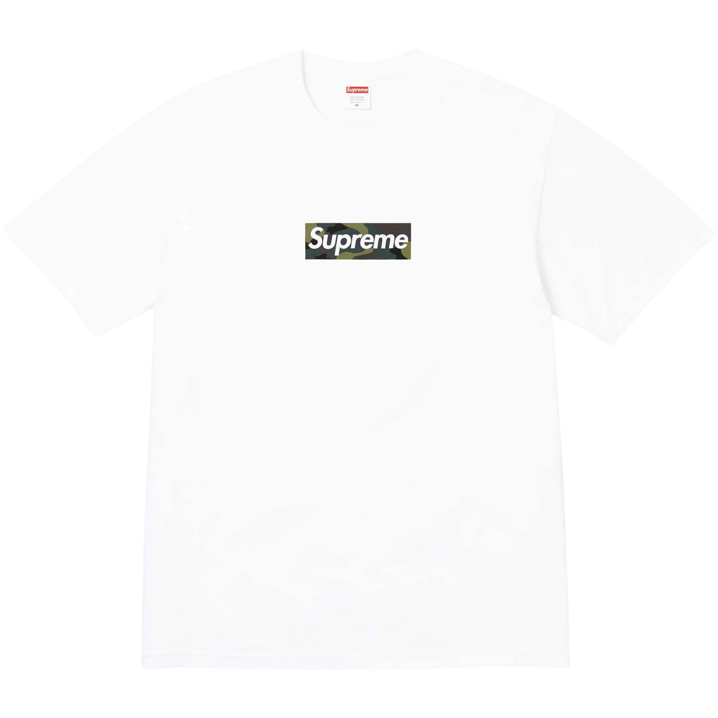 Camiseta Supreme Box Logo Branca