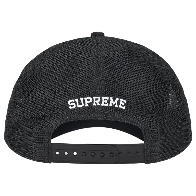 Boné Supreme Western Embroidered Mesh 5-Panel Preto
