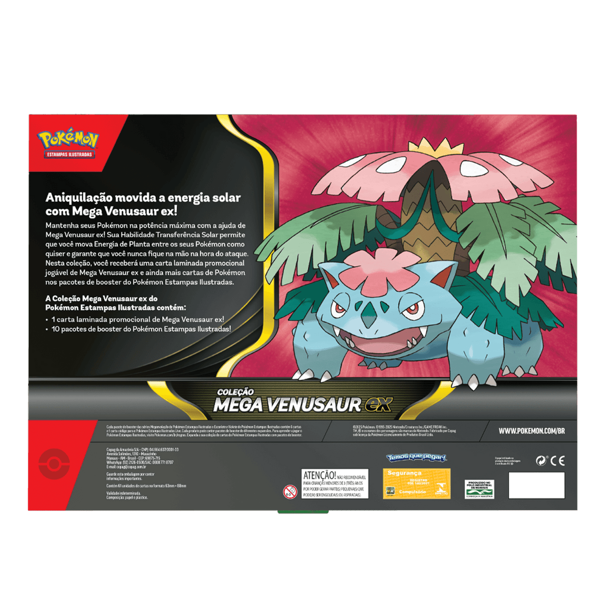Box Pokémon Mega Venusaur Ex