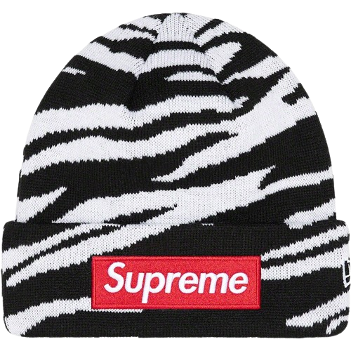 Beanie Supreme Box Logo Zebra