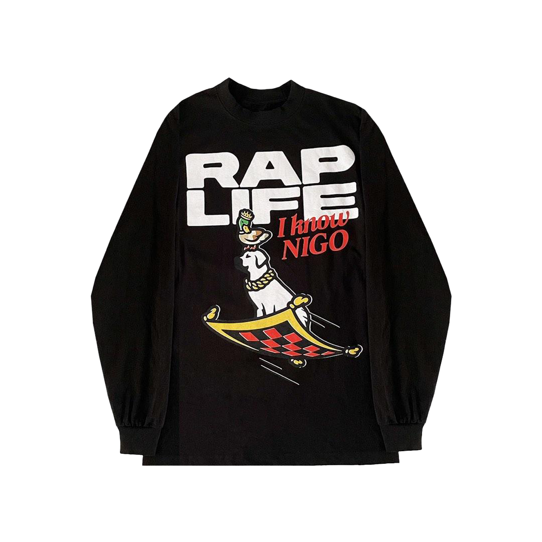 Camiseta I Know Nigo Rap Life Black
