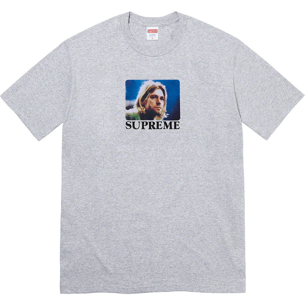 Camiseta Supreme Kurt Cobain Cinza